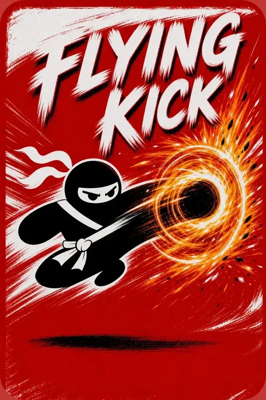 The Flying Kick card